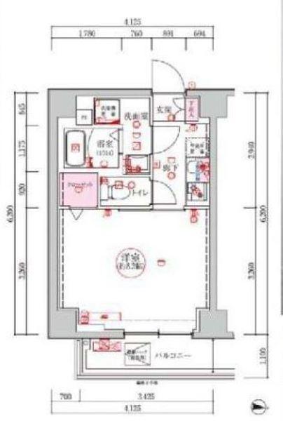  間取り図写真