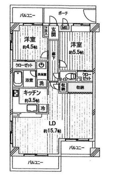  間取り図写真
