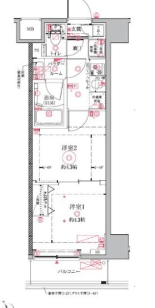  間取り図写真