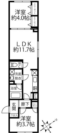  間取り図写真