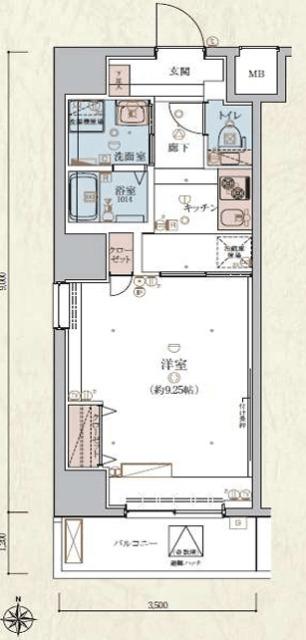  間取り図写真