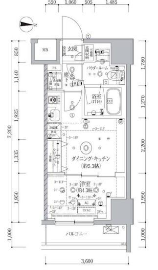  間取り図写真
