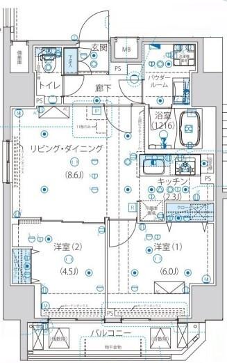  間取り図写真