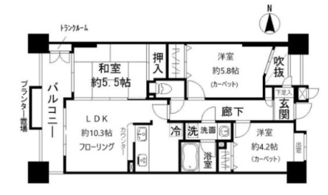  間取り図写真