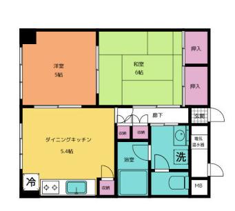 ローズハイツ猿江恩賜公園（501） 間取り図画像