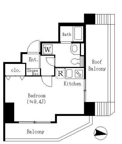 クロスレジデンス清澄白河（706） 間取り図画像