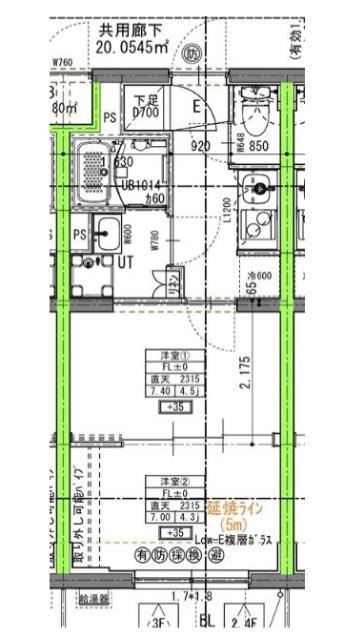 ラヴィエール住吉駅前（304） 間取り図画像