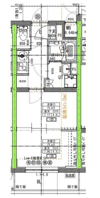 ラヴィエール住吉駅前（305） 間取り図画像