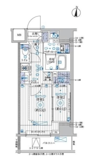  間取り図写真