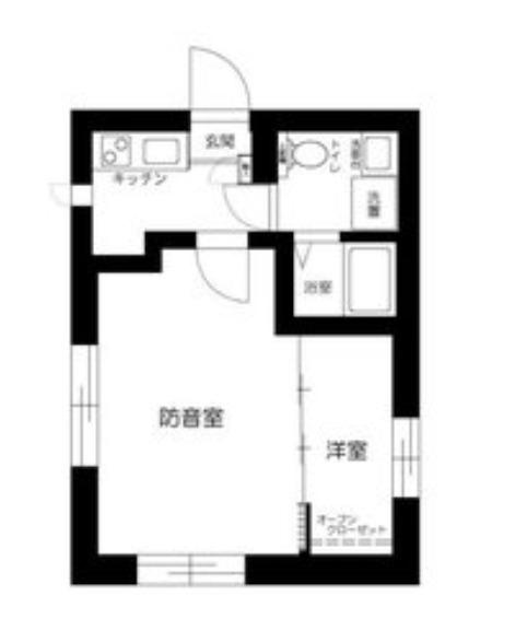 シンフォニア両国（101） 間取り図画像