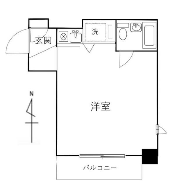 プラティーク両国（602） 間取り図画像