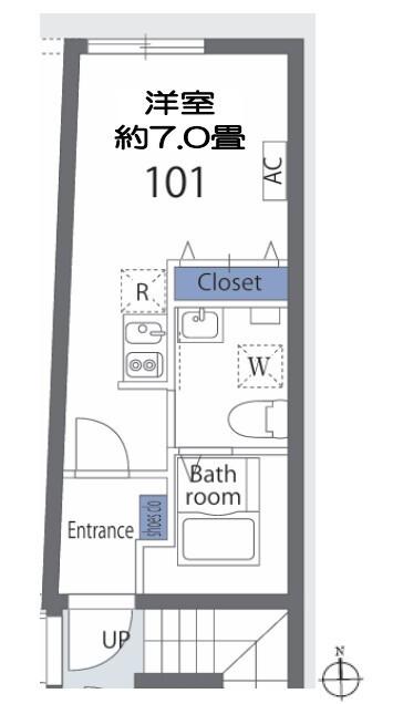 アリュール砂町銀座（101） 間取り図画像