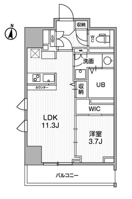 テラス森下 間取り図画像