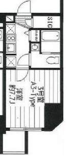 ドゥーエ西大島Ⅲ（503） 間取り図画像