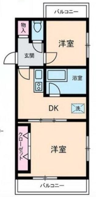 ダイヤモンドレジデンス白河 間取り図画像