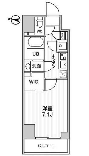 ガリシア森下Ⅴ（701） 間取り図画像