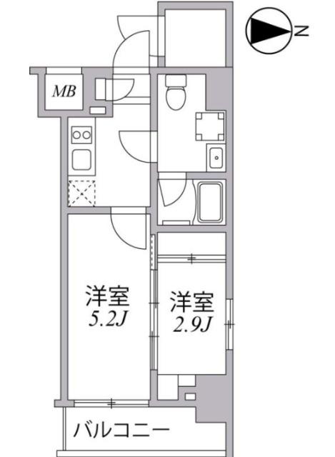 SYFORME住吉（610） 間取り図画像