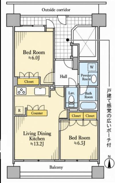 サンクタス両国アークウェルス（302） 間取り図画像