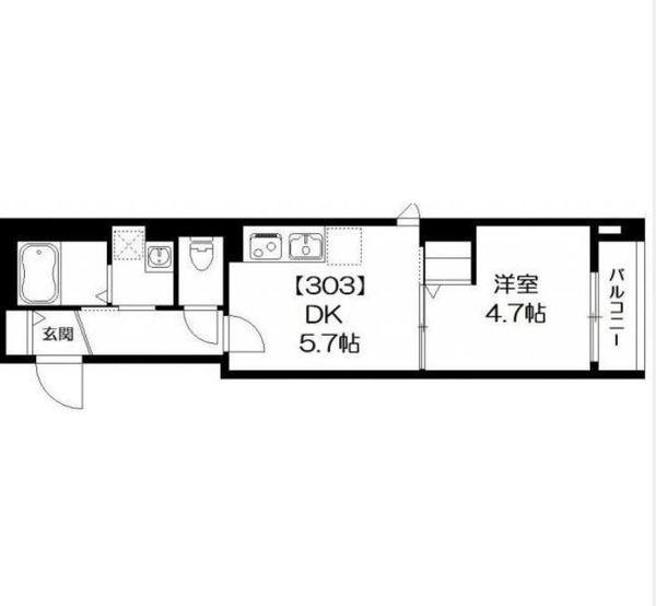 K館 間取り図画像