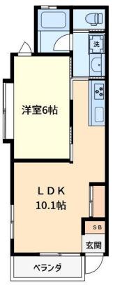 ベルコート千田（301） 間取り図画像