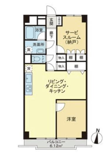 ゾンネンハイム北砂（827） 間取り図画像
