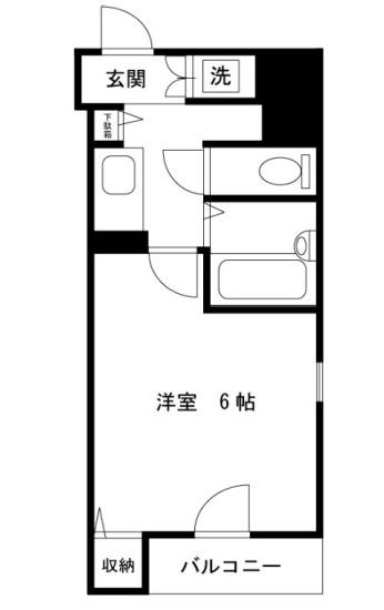 ファーストプレイス菊川 間取り図画像