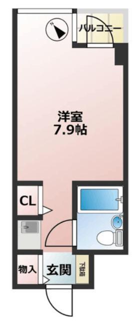 アクシルコート新大橋（714） 間取り図画像