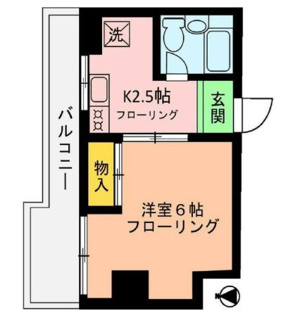 コーポ高の内（305） 間取り図画像