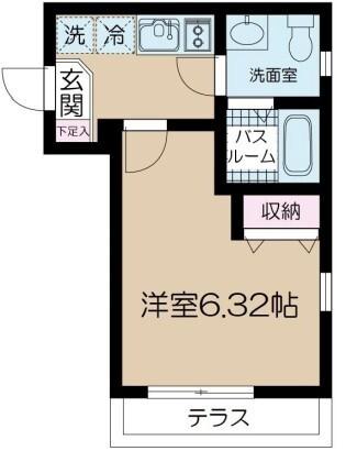 NSGATE西大島west 間取り図画像