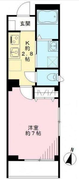 フェリチェ菊川 間取り図画像