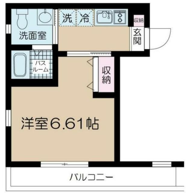 フェリーチェ西大島（201） 間取り図画像