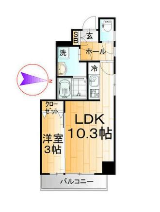 プラシードテラス森下 間取り図画像