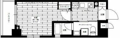 ステージファースト両国東（604） 間取り図画像