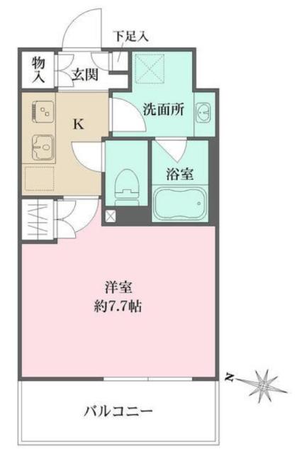 プライムアーバン菊川 間取り図画像