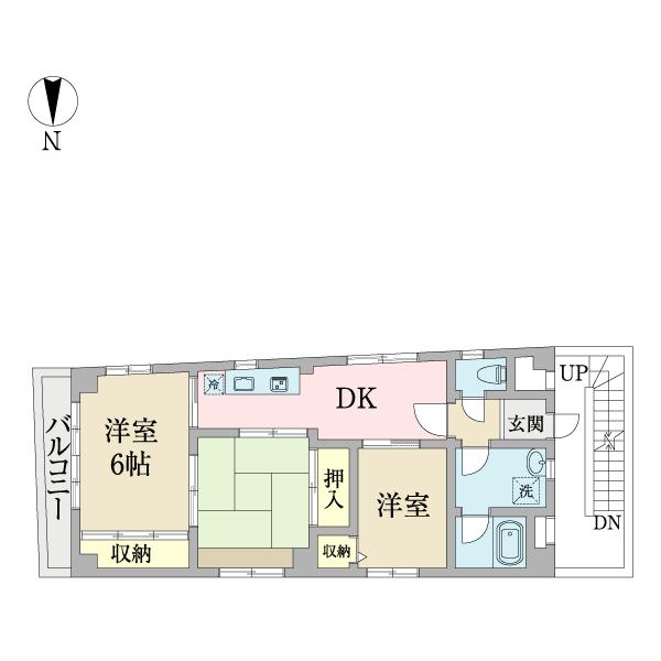 鈴木マンション 間取り図画像