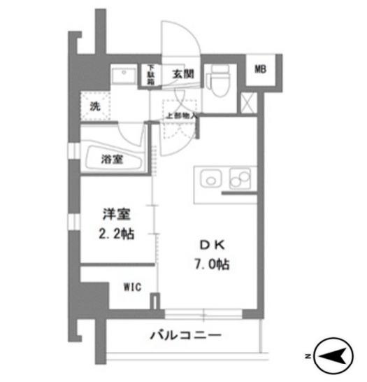 ラグゼナ錦糸町 間取り図画像