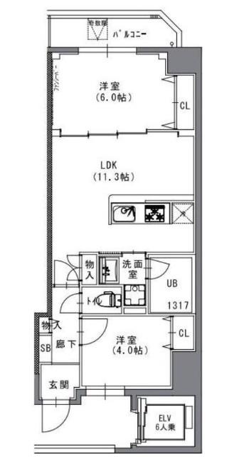S-RESIDENCE菊川rivie 間取り図画像