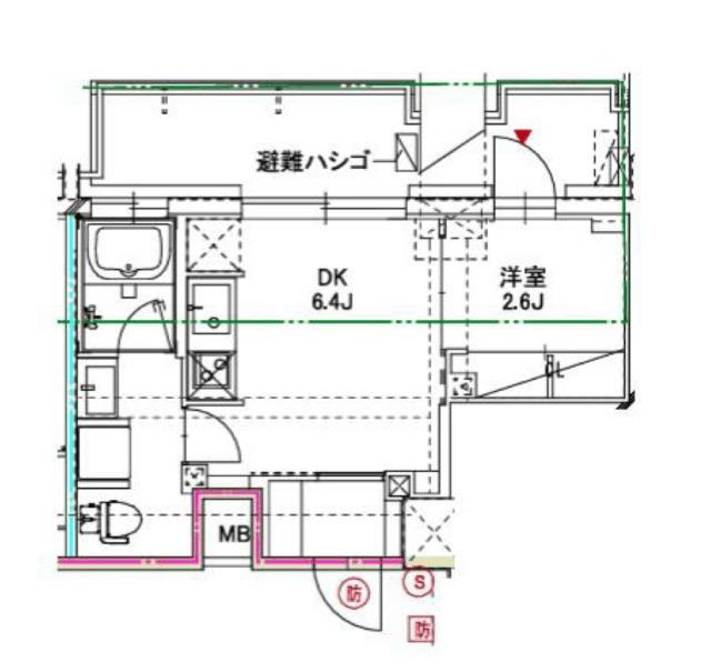 レジデンス清澄白河スクエア（605） 間取り図画像