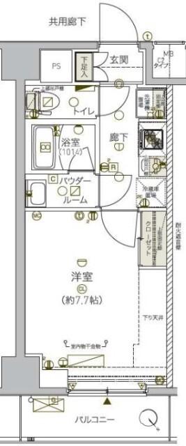 メインステージ南砂町（4F） 間取り図画像