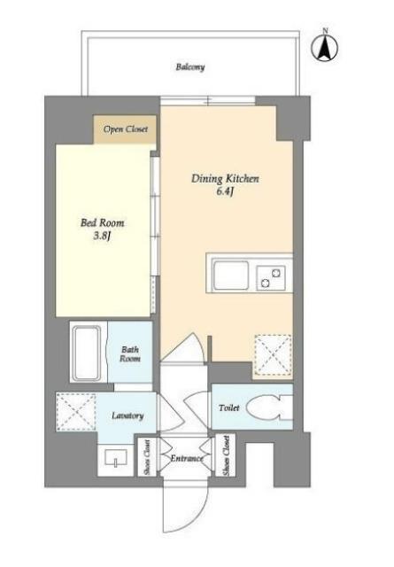 VORT扇橋residence（801） 間取り図画像