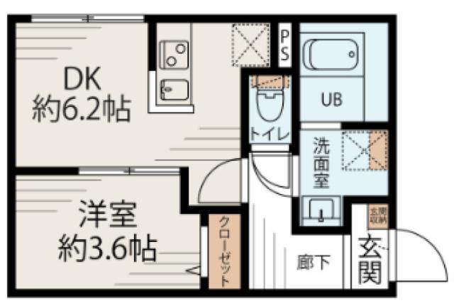 CASA LUXE 大島（201） 間取り図画像