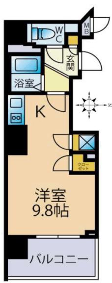 ジェノヴィア両国 間取り図画像