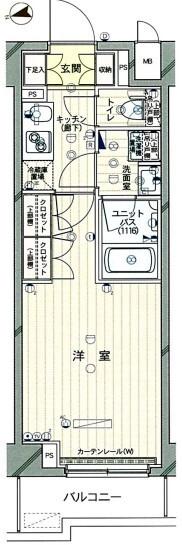 ルーブル大島弐番館 間取り図画像