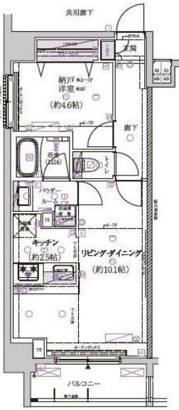 メインステージ菊川Ⅱ（601） 間取り図画像