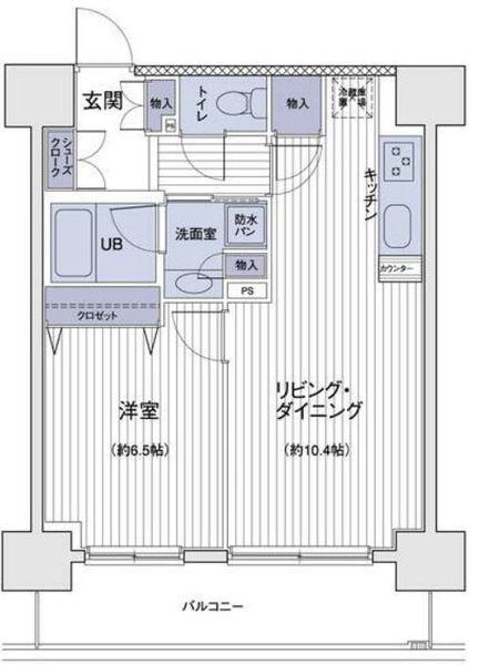 エスティメゾン大島（1207s） 間取り図画像
