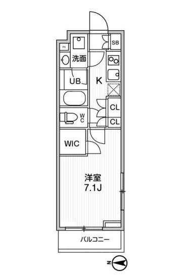 リテラス清澄白河（501） 間取り図画像
