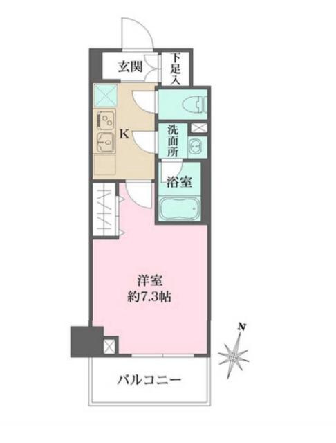 ベルフェリーク木場（305） 間取り図画像