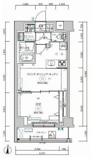 RELUXIA森下Ⅱ（704） 間取り図画像