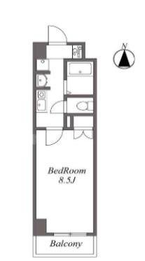 ユーレジデンス東陽町（505） 間取り図画像