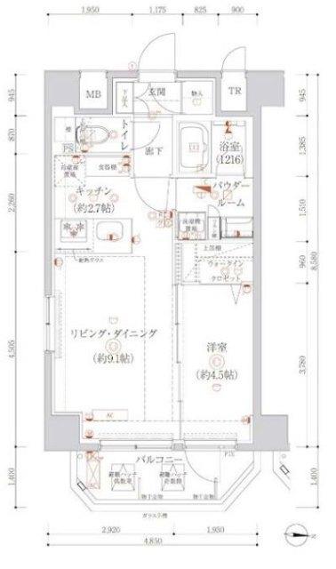 墨田区緑マンション 間取り図画像